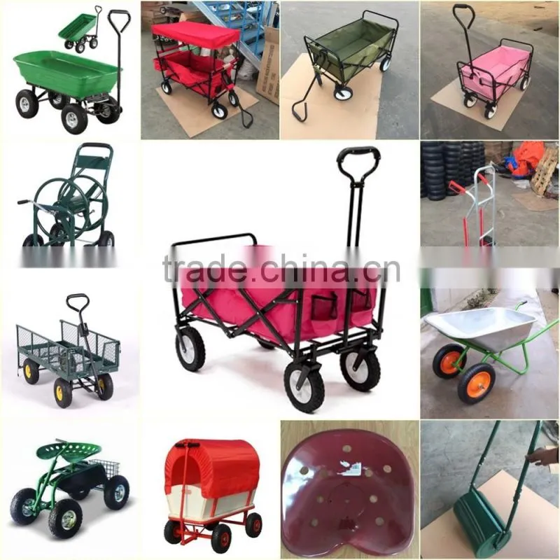Steel material heavy duty hose reel garden cart TC4719