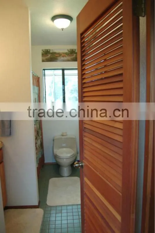 Pine solid roller shutter door