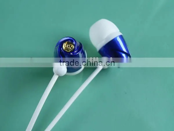 Fashion Design red rose earphone&earbud as Valentine's day gift