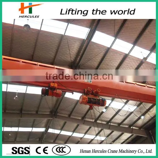 5 Ton Workshop Single Girder Bridge Crane with Hook