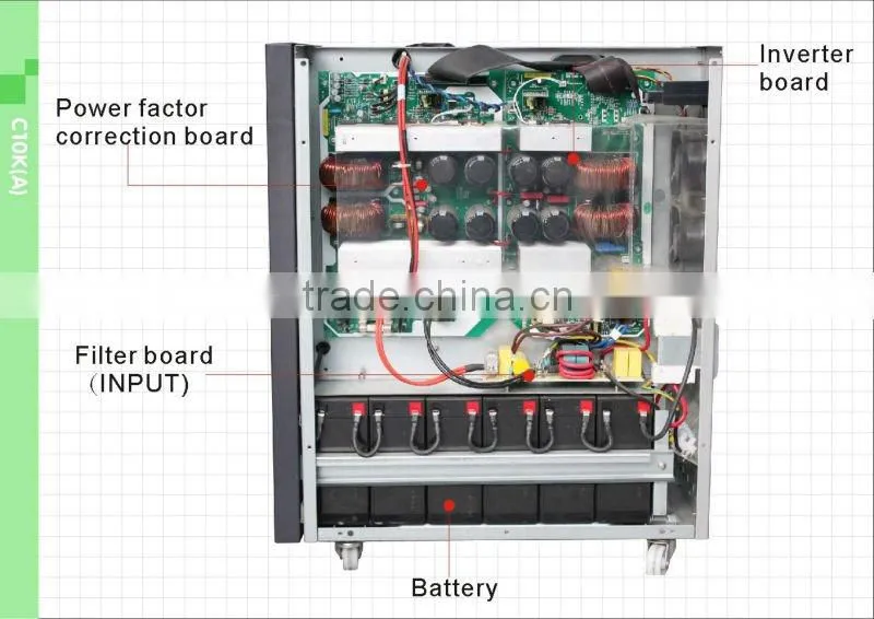 single phase sine wave online UPS 10kva ups online
