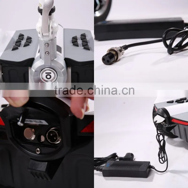 2 wheel self balance electric powered foldable scooter