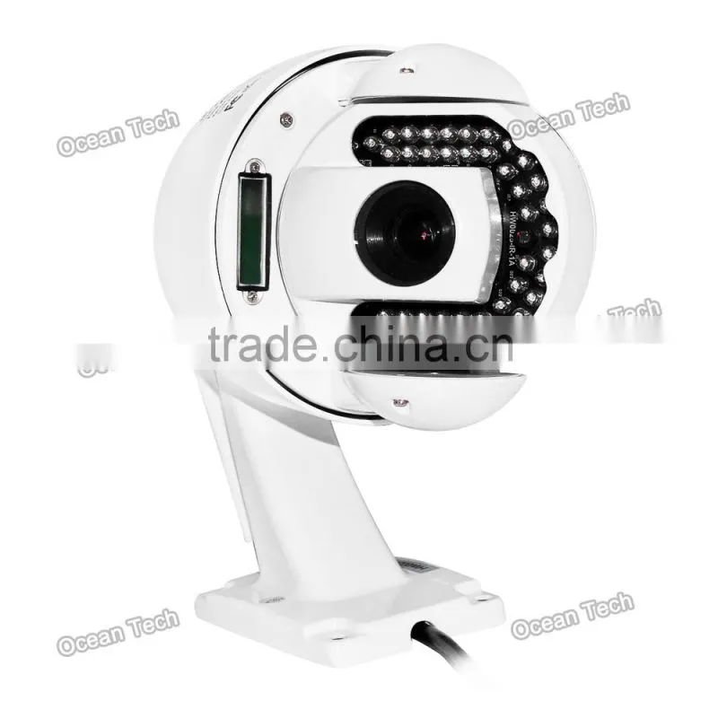 3x optical zoom better night vision IR 40m 1Megapixel H.264 Outdoor hd PTZ ip security camera
