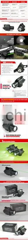 800m green mili dot laser sight and LED