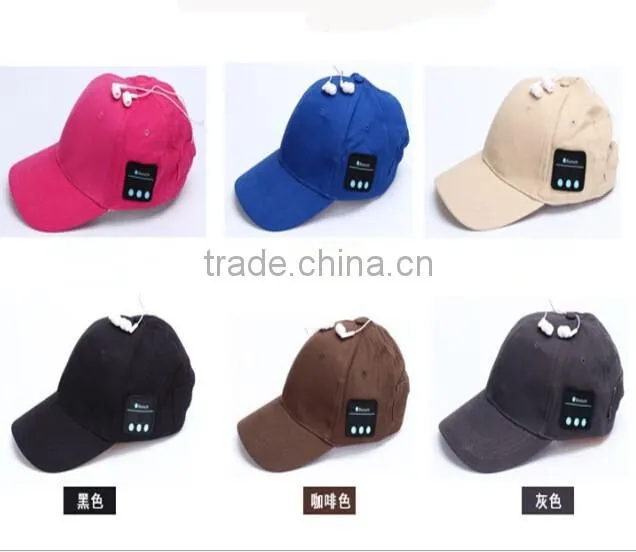 Unisex Bluetooth Hat / Bluetooth music Baseball Caps / Outdoor Music Hat for smartphone