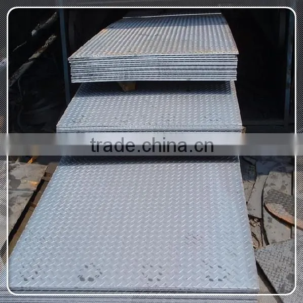 Chinese factory price for chequered steel sheet/plate