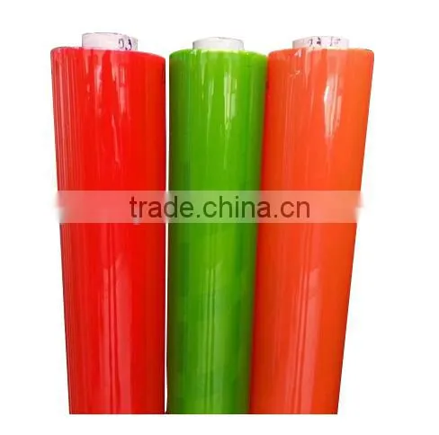 2015 China Hot Sale Glossy Transparent Colored PVC Film