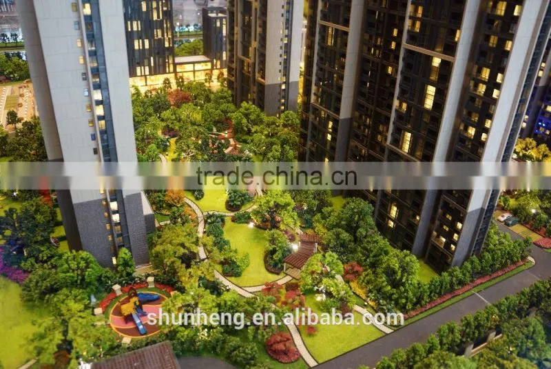 maquette models of residential buildings models/SH model company