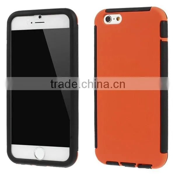 2015 New Dual Color TPU PC case for apple iphone 6 case