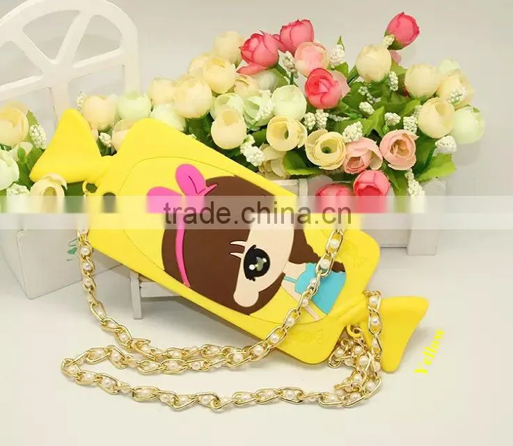 China Supplier 3D Silicon TPU Mobile Back Cover Case for iphone 6 and 6 plus
