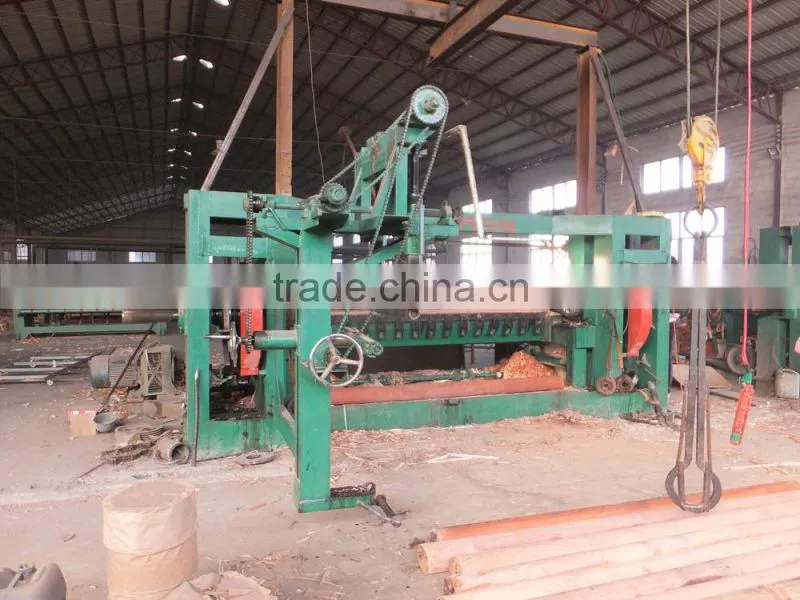 card rotary cutting machine / wood log peeler machine for face veneer