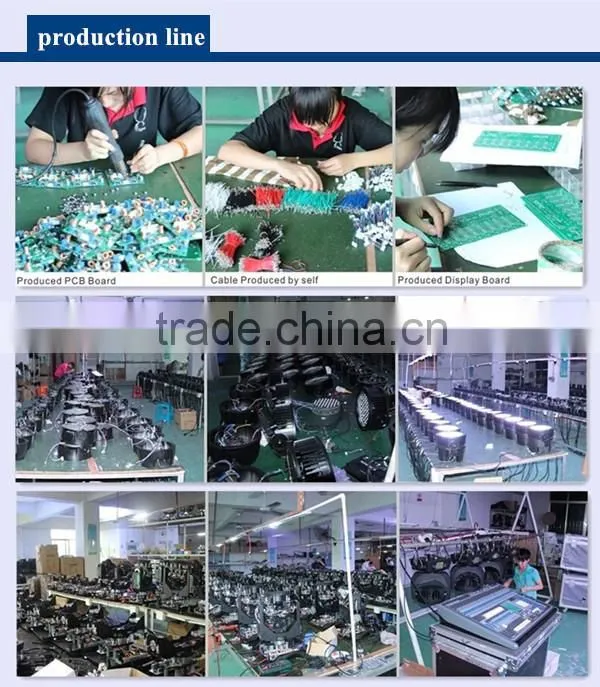 IP68 waterproof RGBW 54pcs 3watt 4in1 LED theater light