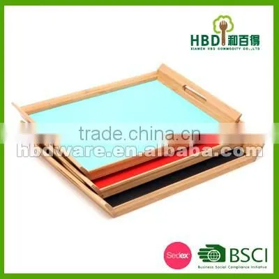 Restaurant serving tray , good selling bamboo tray