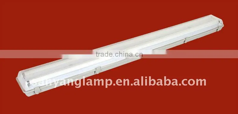 2x18w waterproof fluorescent led ceiling lamp