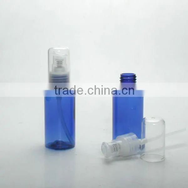 Treatment pump PET 60ml Square Blue Clear