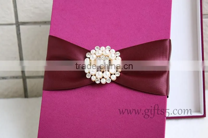 Gorgeous Burgundy Wedding box for invitations