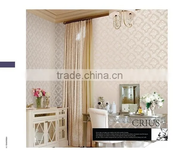 strip flowers vinyl wallpaper with beautiful design