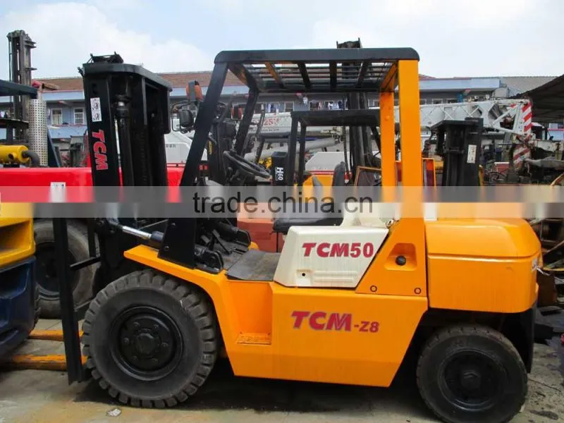 TCM forklift 5 ton for sale, FD50Z8, FD30, FD70, FD80, FD100, FD150, used forklift