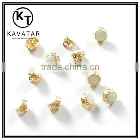 Round fancy plastic button,gold button for women & children clothing