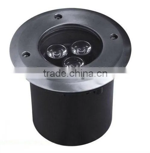 3W 12v Led underground light IP65 Aluminium+Stainless steel ce 2013 12v 24v 230v RGB white warm white outdoor