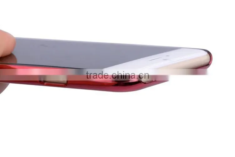 With Packing Smartphone Hard Case Clear for iPhone 6, Electroplating with Laser Cutting PC Case Cover for iPhone 6s