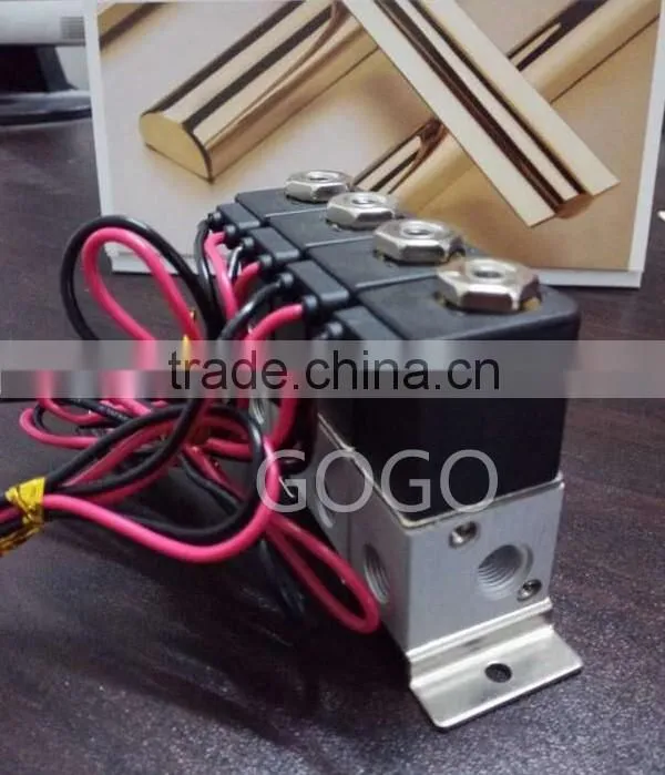 Aluminum air miniature 3 way solenoid valve 24v