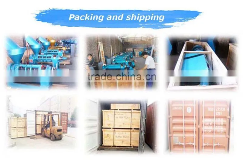 screw type soybean oil extruding machine