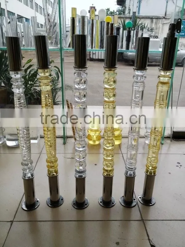 stainless steel acrylic /crystal baluster/crystal railing in alibaba manufacturer