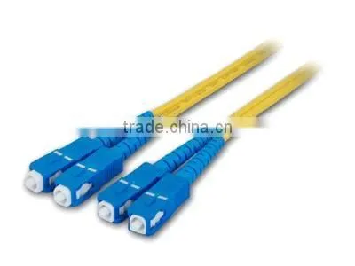Single Mode Duplex SC/UPC to SC/UPC Fiber Optic Patch Cord Cable