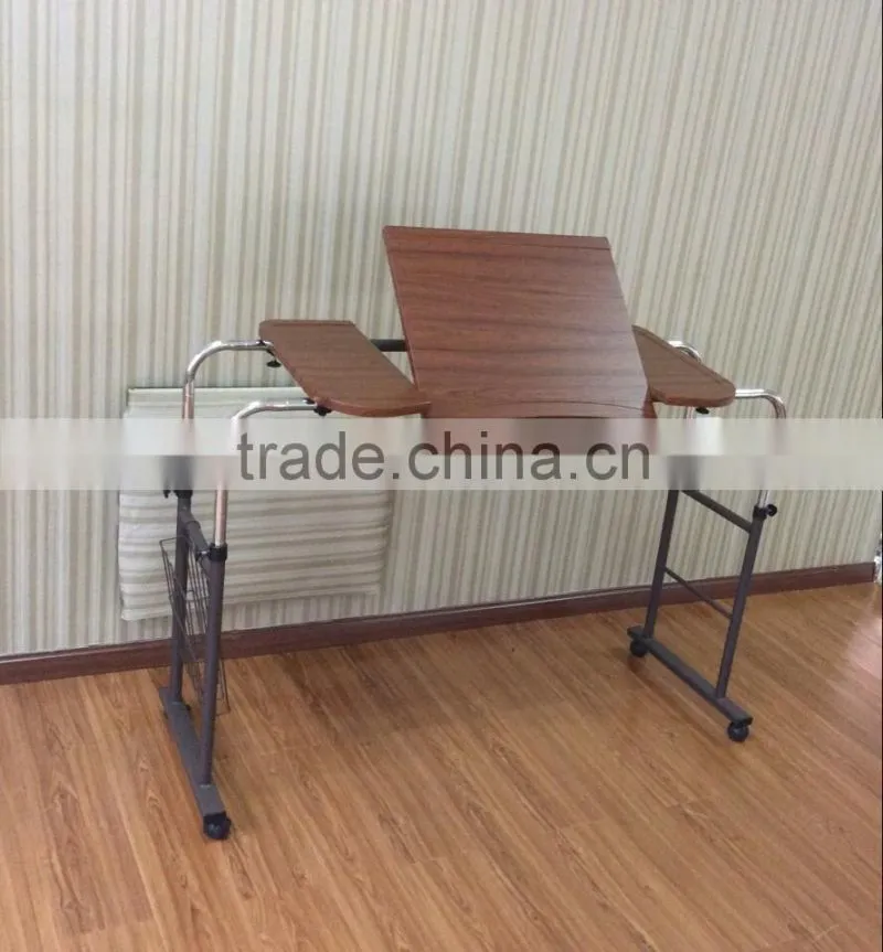 Adjustable Multi-functional Hospital Over Bed Table