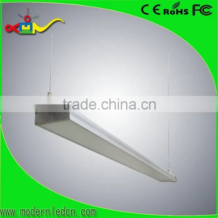 Modern recessed linear led high bay light 4ft 36w 3600lm 15usd