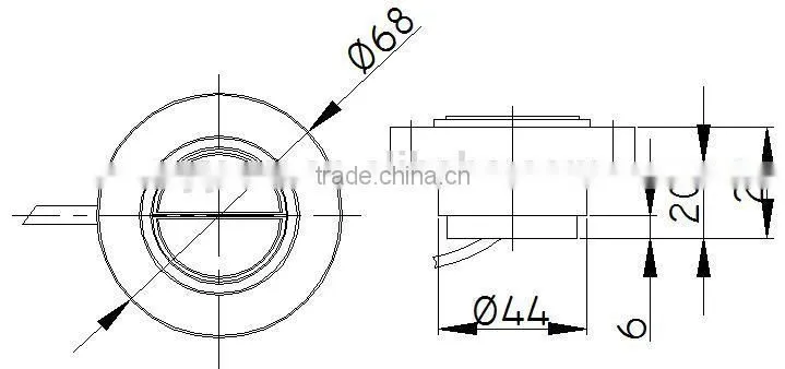 HD electric linear actuator handset for armchair