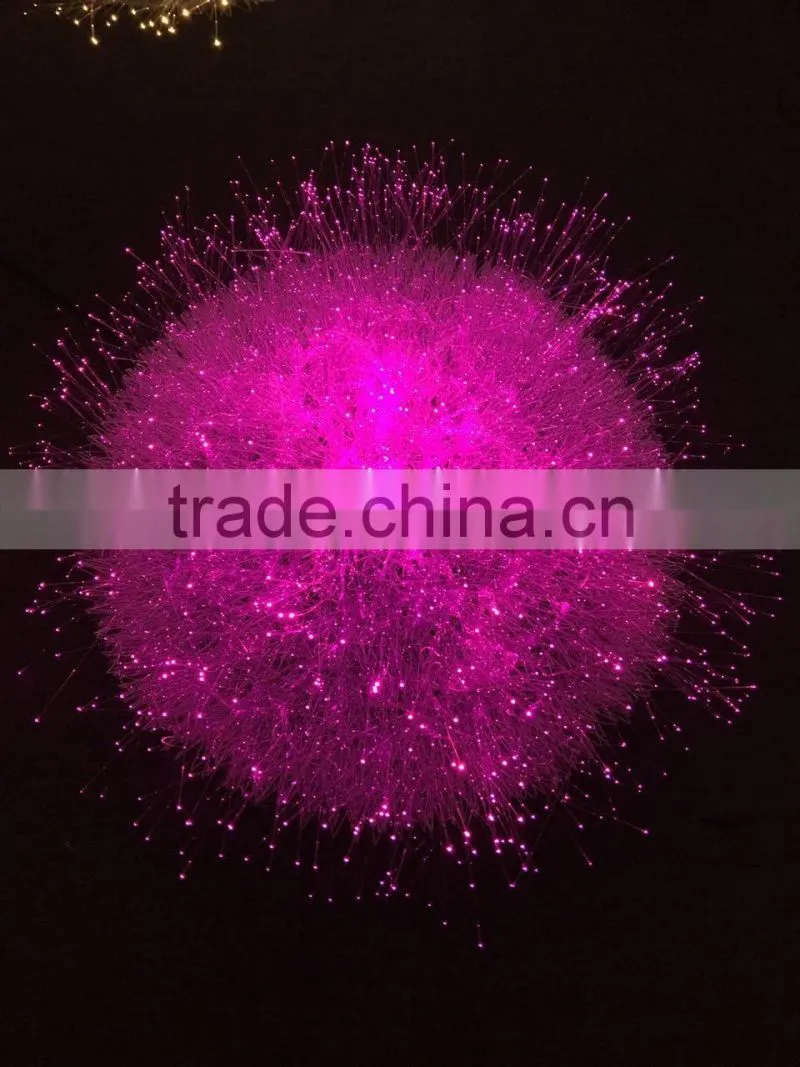 Fiber optic holiday / garden decoration light, fiber optic flower lighting in garden, park