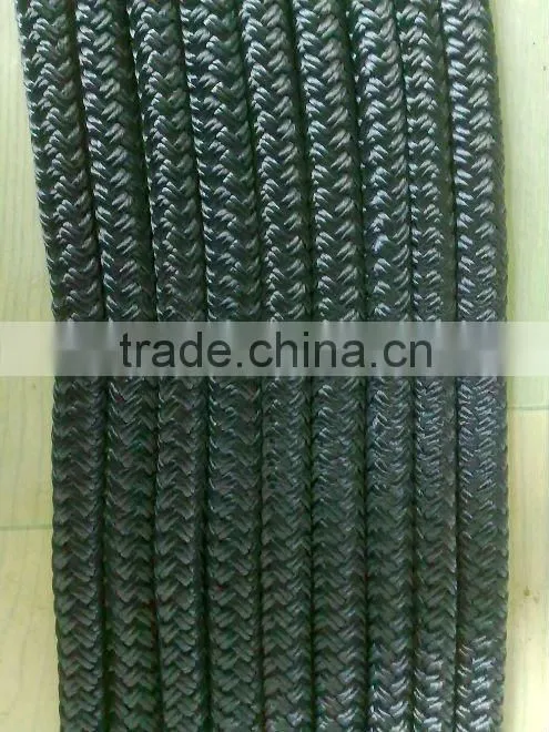 double layer braided rope with eye