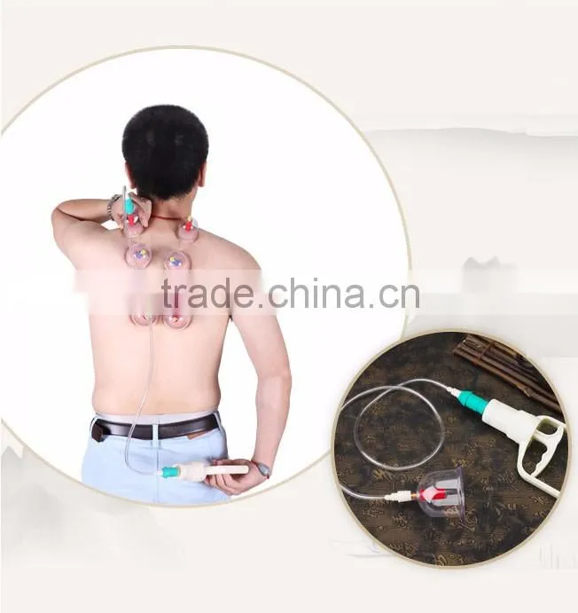 disposable plastic vacuum suction cups vacuum cupping therapy cups set