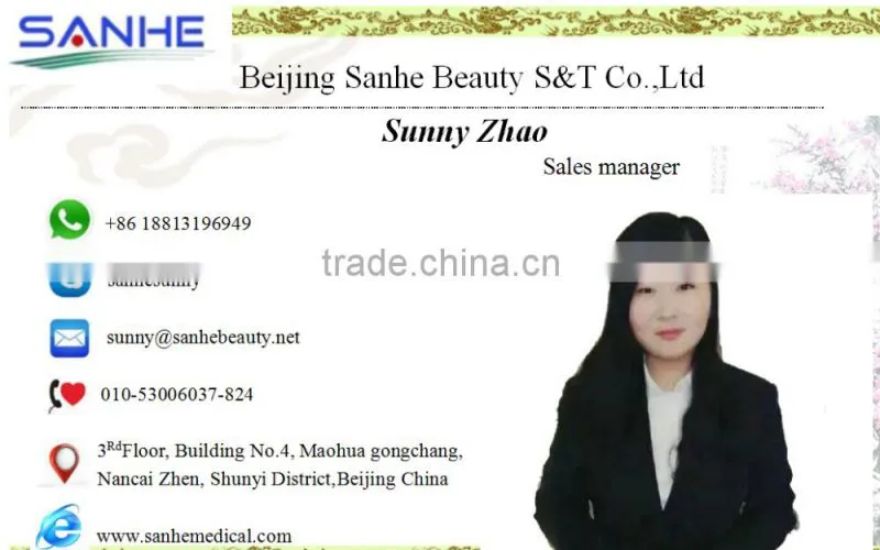 SQ-2 2016 Sanhe 2 years warranty 1064 nm 532nm nd yag laser/ tattoo eyebrow device/ tattoo removal machine parts