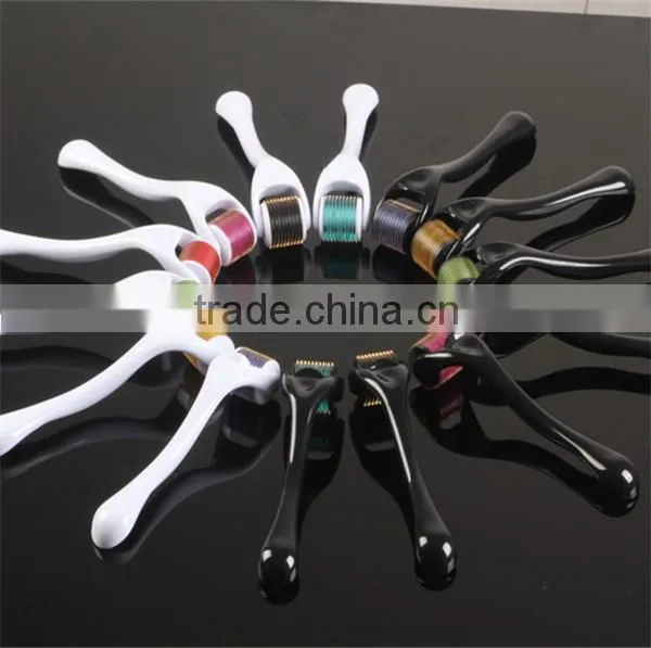 DRS microneedling dermaroller 540 hair loss treatment micro needle roller home use titanium 540 derma roller L015