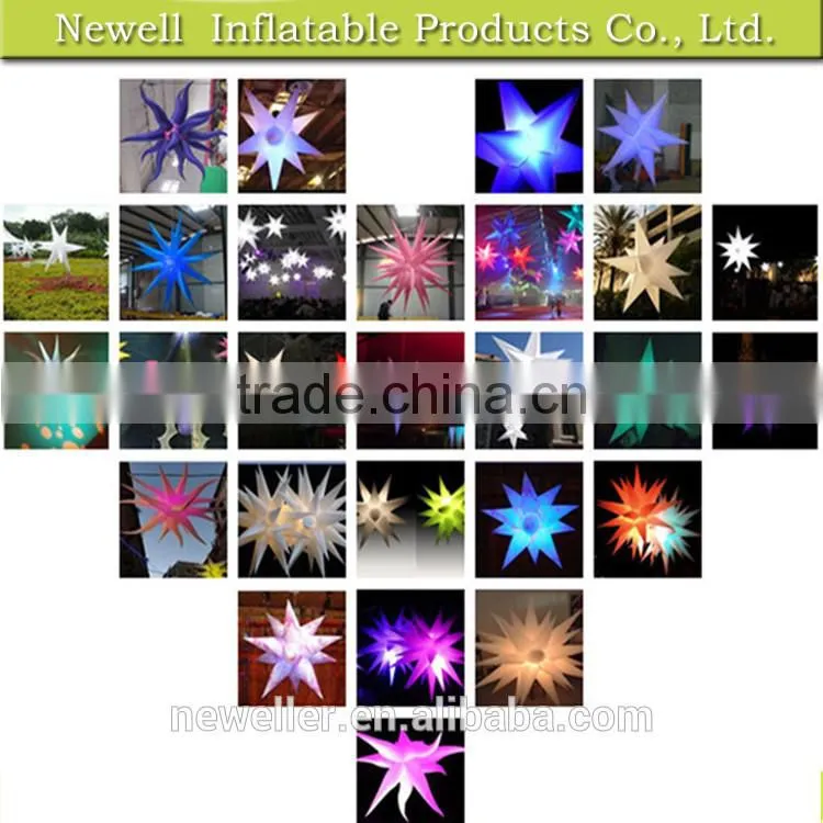 lwo price discount christmas inflatable star With certificates