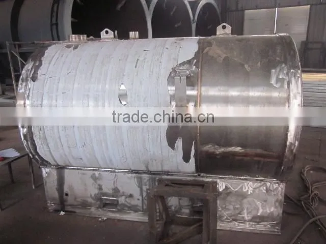 Storage horizontal stainless steel tank