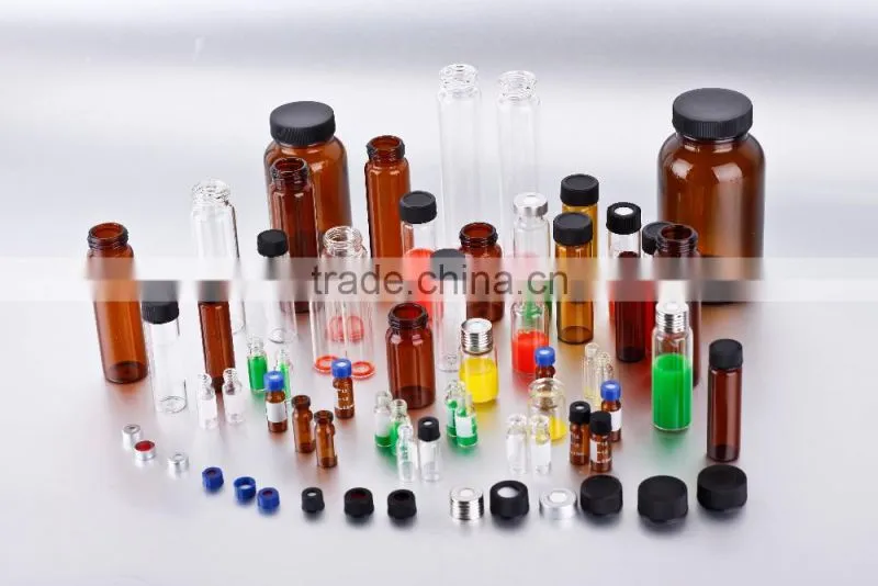 60ml vials neutral Borosilicate screw brown glass vials of GPI thread
