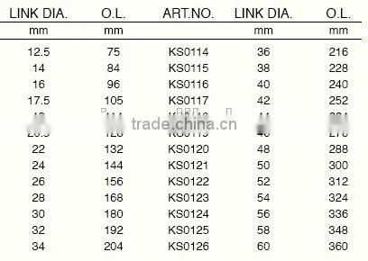 High quality OEM marine hardware kenter shackle for anchor chain