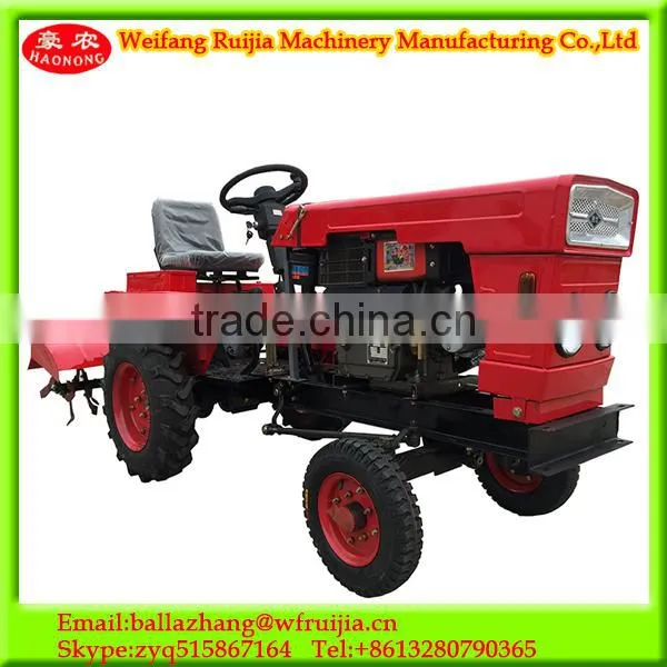 single plough /double share plough /disc plough used diesel engine walking tractor / four wheel mini tractor