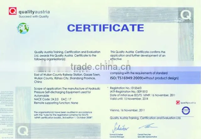 oil drilling hydraulic cylinder made in china