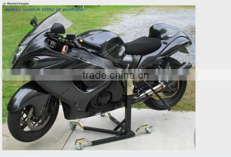 Motorcycle Central Lift Stand Central Moving Stand dolly side stand with damper SMI2092-R