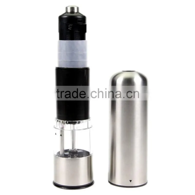 Stainless Steel Rechargeable electrical Salt and Pepper Mills