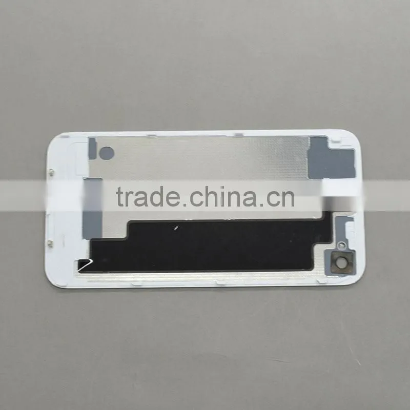 Tempered glass Back cover for iphone 4s replacement back cover housing White