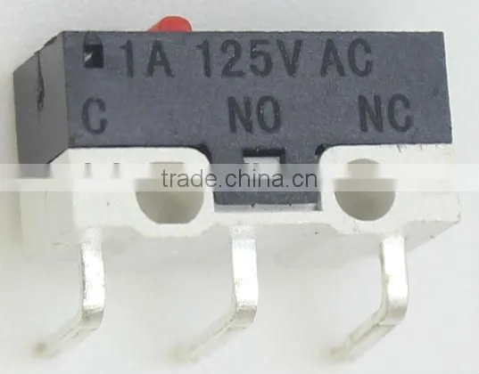 mouse small micro switch with no lever bent angle ,Kw10-Z0L