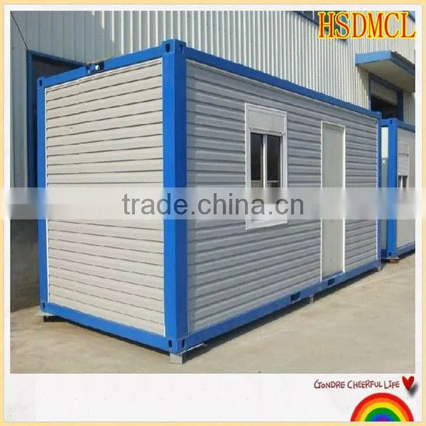 China prefabricated steel structure flat pack living container house