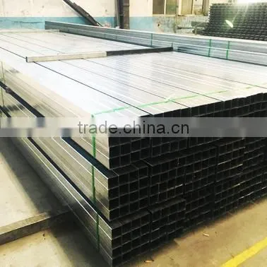 carbon box section 40/40/1.4mm pre galvanized steel square tube