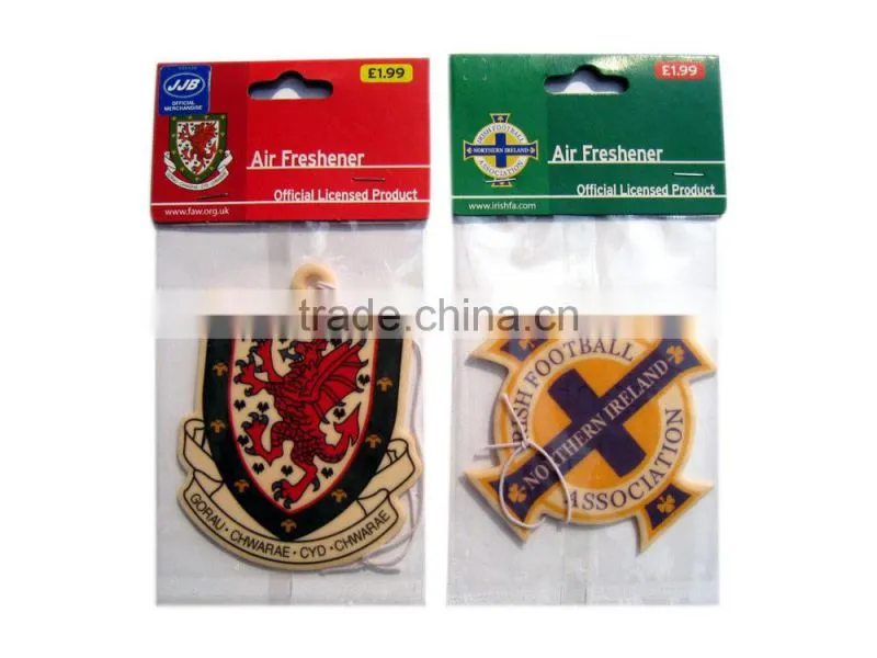 Custom logo printed paper air freshener